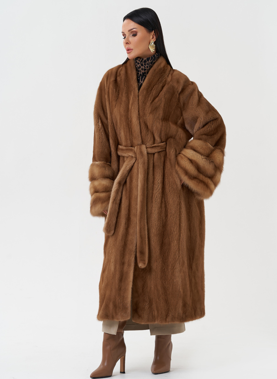 Женская шуба из скандинавской норки