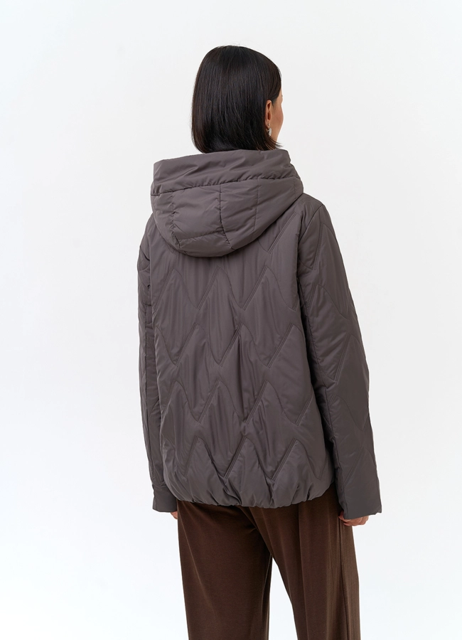 фото Женская куртка с капюшоном модель № 33797