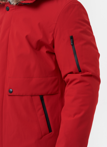 Парка мужская на мехе из волка