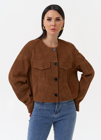 Куртка из натуральной замши