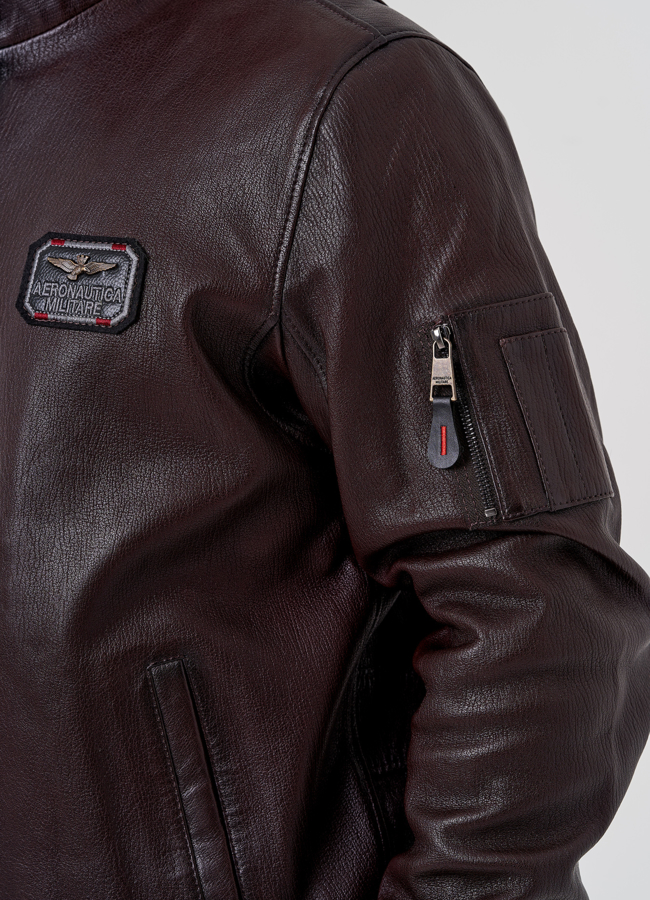 Мужская куртка из натуральной кожи  модель № 24392 универмаг малина