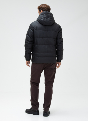 Мужской пуховик с капюшоном 